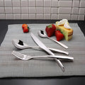 Modern Elegant 4-Piece Stainless Steel Electric Knife Set for Restaurants Hotels Includes Fork Knife Cake Business Gifts