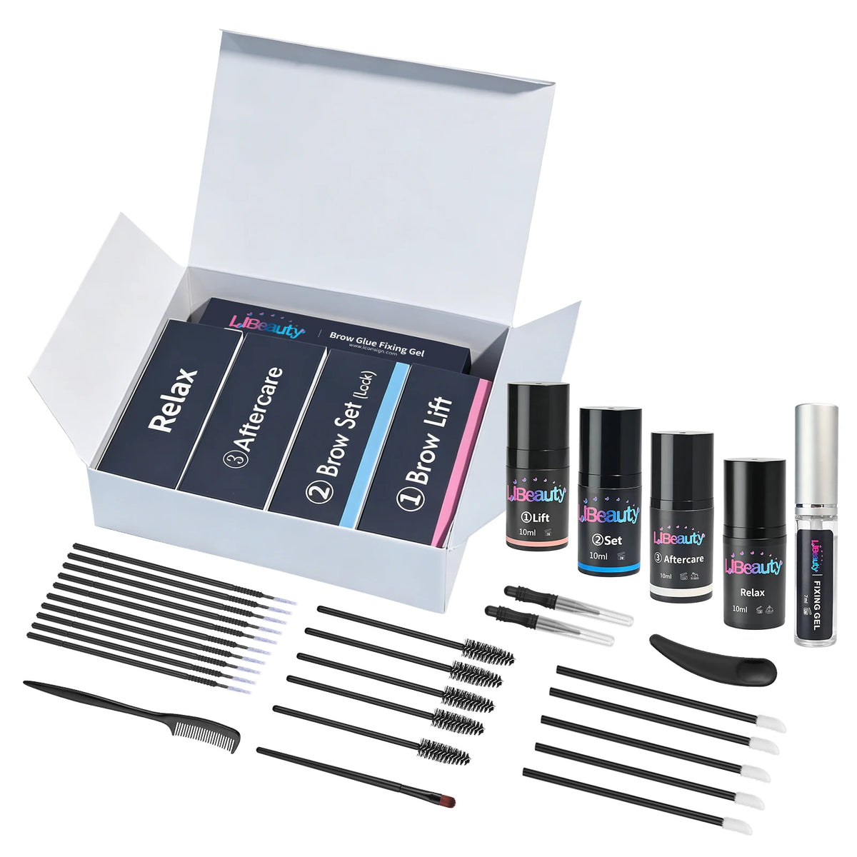 Libeauty Brow Lamination Kit Custom Private Label Brow Lamination Kit and Home Keratin Eyebrow Lamination Kit MegaBDM