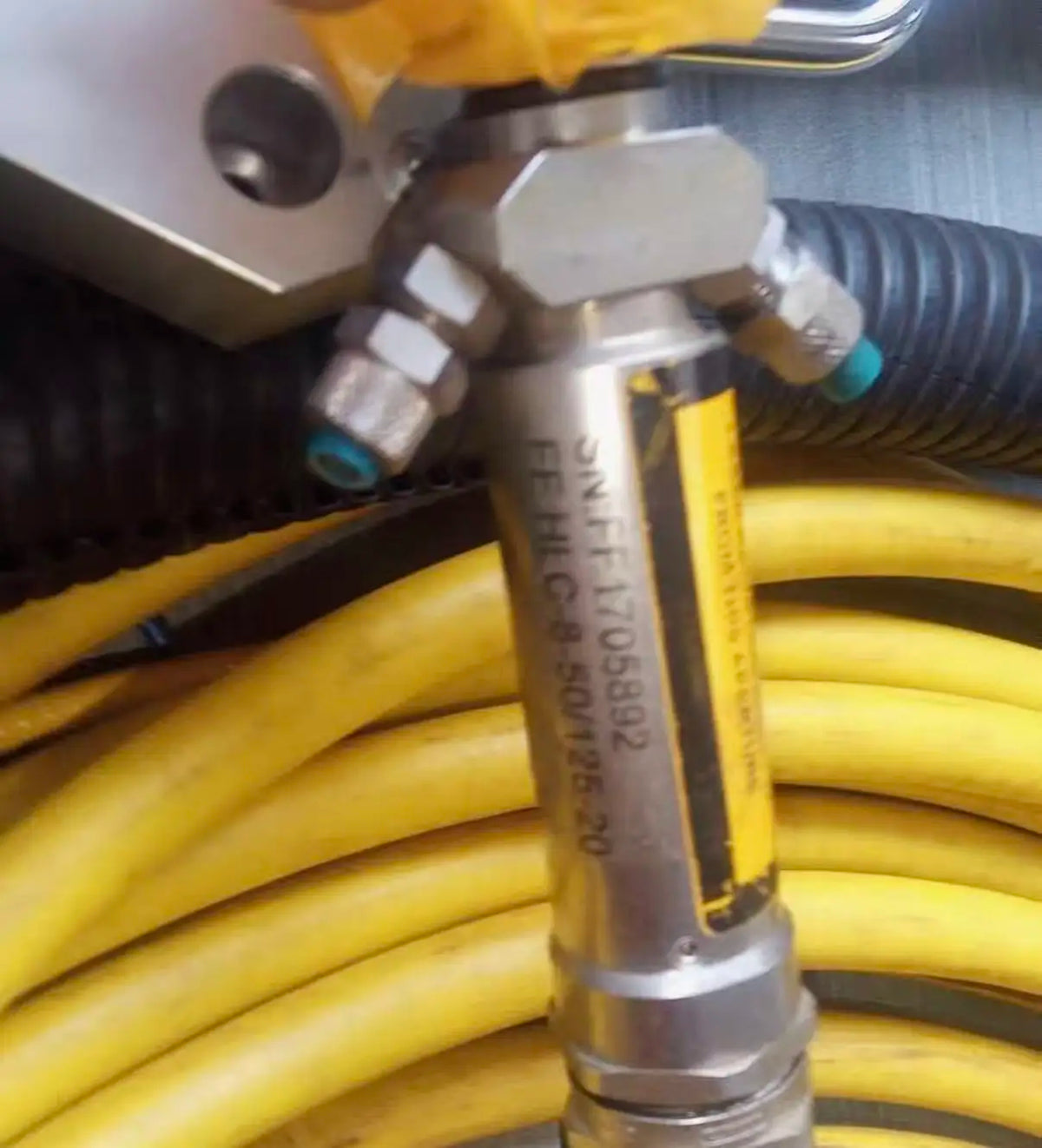 Used HCL-8-50/125-20 QBH Disassembly Laser Fiber Optic Cable for IPG Laser Source Repair MegaBDM