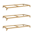 Modern Style Rubber Wood Unfinished Furniture Frame Top Ranking Solid Wooden Chair Base Furniture Living Room Set