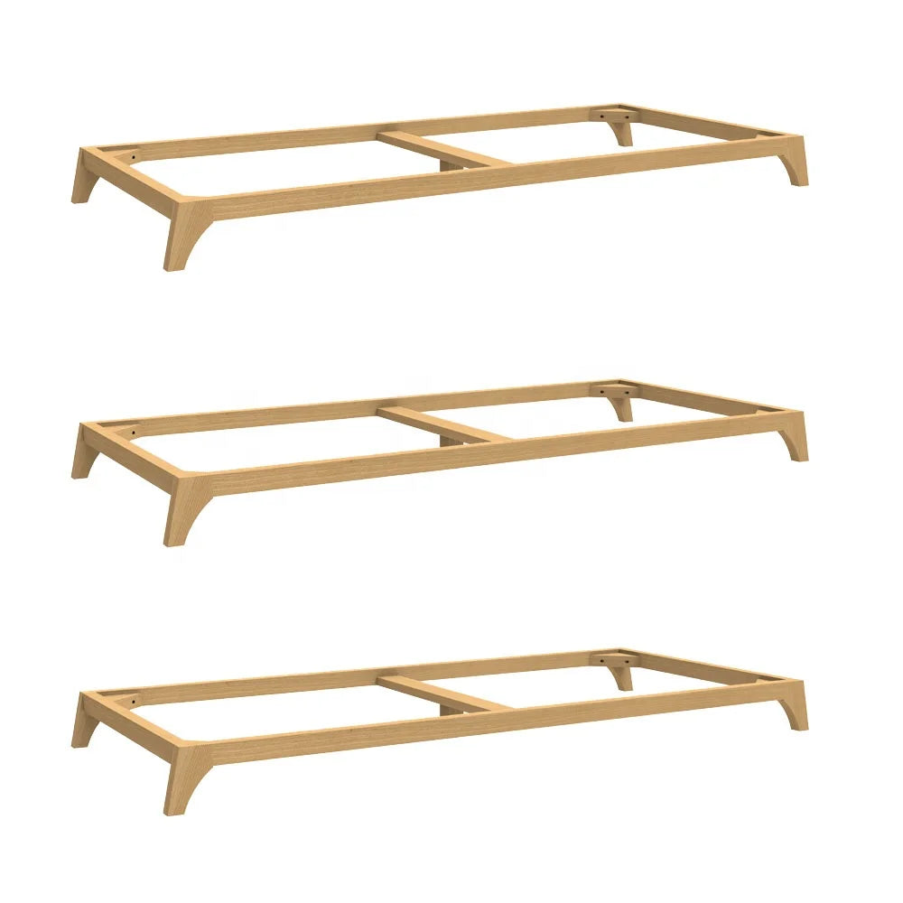 Modern Style Rubber Wood Unfinished Furniture Frame Top Ranking Solid Wooden Chair Base Furniture Living Room Set