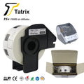 Tatrix DK11221 DK-11221 DK Black on White Shipping Label Thermal Paper Shipping Label Roll for Brother QL 1000 Series Printer