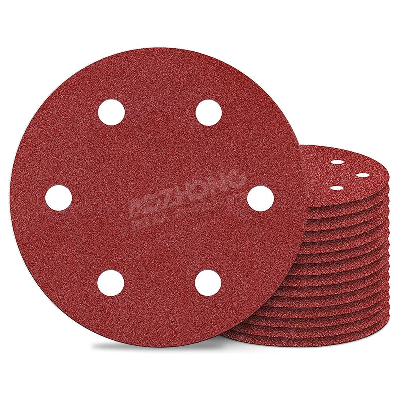 Sand Car with Polycarbonate Sanding Paper 9 Inch Red 6 Holes Sand Paper