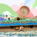 Best-selling Modular Multi-functional Hamster Tunnel and Hideout Made From Cardboard Tubes MegaBDM