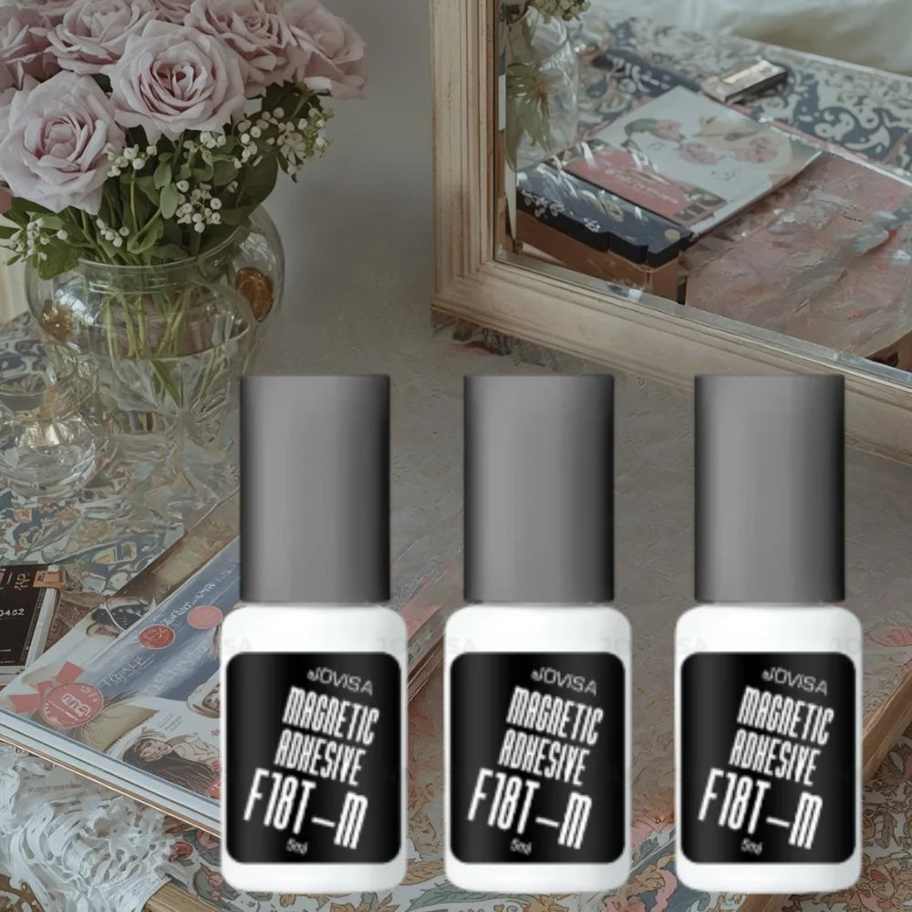 Professional Magnetic Lash Glue 1 to 1 5 Sec Drying Time Eyelash Extension Adhesive 6 to 8 Weeks Retention for Volume Lashes