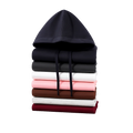 OEM Customized Logo Embroidery Pullover Unisex Loose-fitting Drop-shoulder Fleece-lined Thickened Hooded Sweatshirt Hoodie MegaBDM