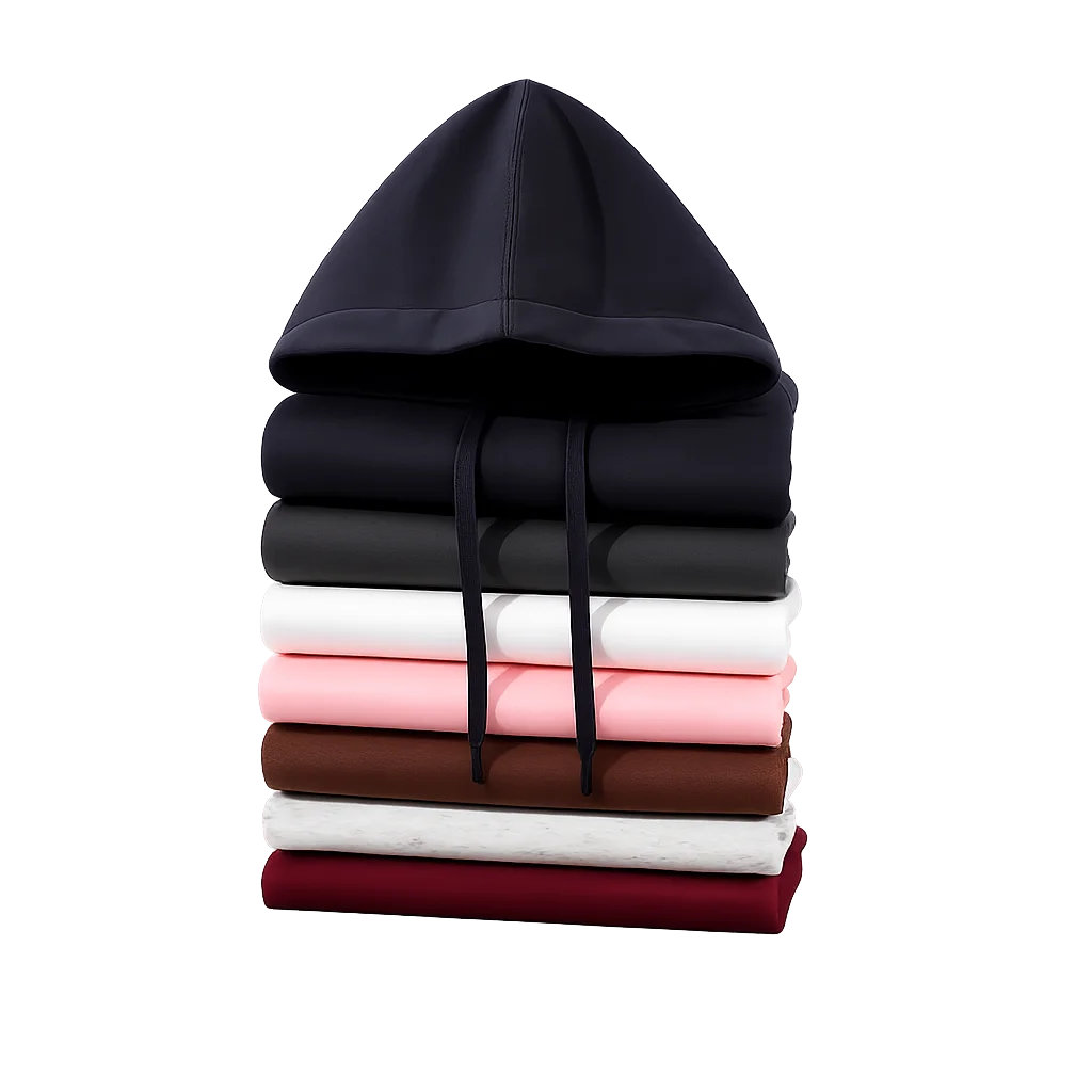 OEM Customized Logo Embroidery Pullover Unisex Loose-fitting Drop-shoulder Fleece-lined Thickened Hooded Sweatshirt Hoodie MegaBDM