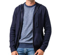 Men's 100% Cotton Autumn Fashion Sweater Crew Neck Zipper Closure Lightweight Soft Texture Regular Fitting Long Sleeves Cardigan