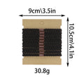 10pcs Set Custom Thick Elastic Hair Bands Men Bun Ponytail Holders Accessories No Damage Braided Hair Tie Bracelets for Women