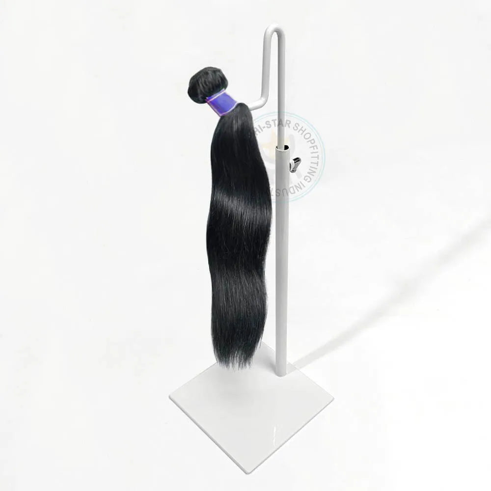 White Eco-Friendly Modern Rack Holder for Wig Hair Extensions Display