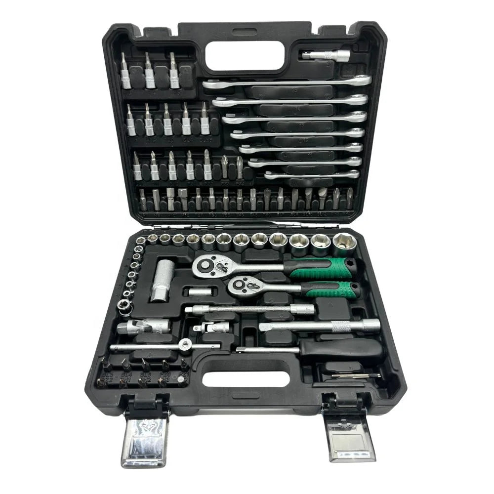 WZAUTO 82pcs 1/4 3/8 Precision Universal Ratchet Wrench Combination Tool Hot Sale Home Repair & Car Repair Tool OEM Customizable