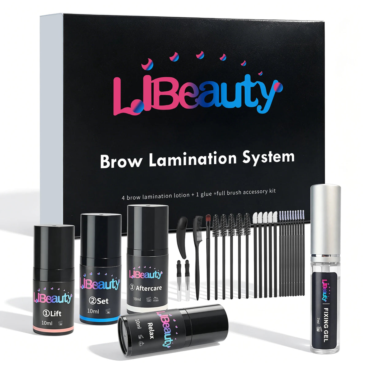 Custom Logo Eyebrow Lamination Kit Home Use Brow Lamination Kit Professional Brow Lift Liquid Kit Wholesale Supplies MegaBDM