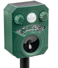 Ultrasonic Motion Activated Animal cat Repeller Outdoor Dog Repellent Device Solar Powered Animal Repeller with Sound