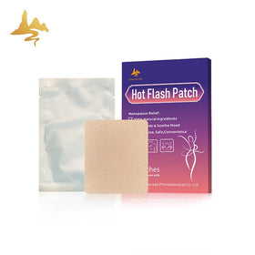 Customized Disposable Transdermal Herbal Menthol Patch for Menopause Relief Hot Flash Patch for Women Period Healthcare Supply