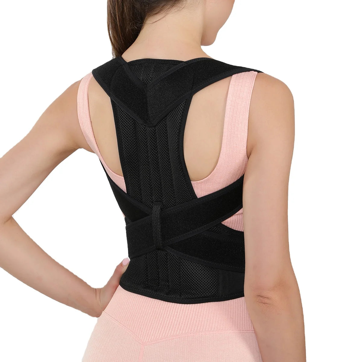 JINGBA Top Selling Manufacturer Breathable Back Massage Stretching Lumbar Support Back Posture Corrector Back Straightener