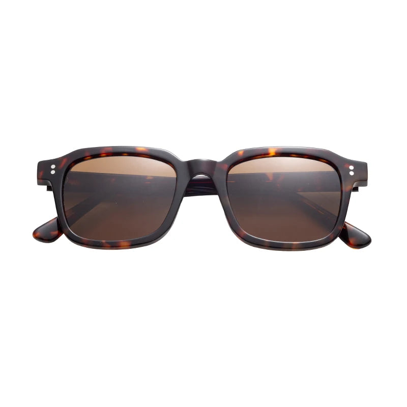 Luxury Brand Design Rectangle Square Sun Glasses Women Men Glasses Frame Acetate Polarized Sunglasses