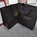Personalized Recycled Handle Ribbon Paper Shopping Bag with logo Dealer Shopping Paper Bag Shopping Bag Custom logo