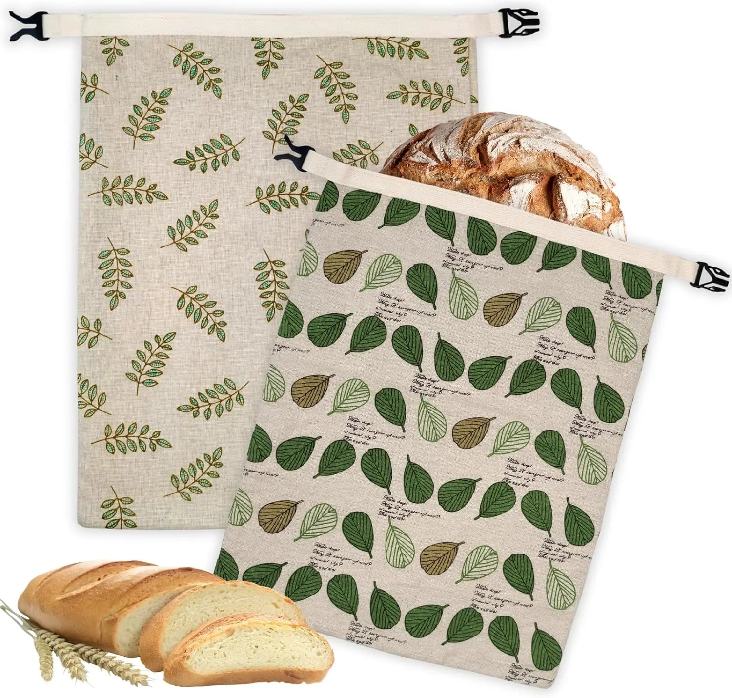 Pack Beeswax Bread Bags for Homemade Bread with Zipper Large 13x17'' Reusable Beeswax Sourdough Bread Storage Bag