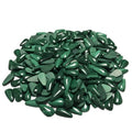Malachite Pear Cabochon Natural Malachite Calibrated Flatback for Jewelry