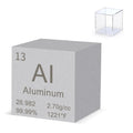 1-in Aluminium CubeHigh Density Metal Element Cube for Element CollectionExperiment MaterialHeavy Small Objects Experience