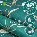UDK Vintage Bird Floral Wallpaper Self-Adhesive Removable Waterproof Peel and Stick Wall Sticker for Home Decor MegaBDM