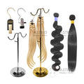 Astrid 70 CM for Modern Polished Stainless Steel Eco-Friendly Luxury Wig Hair Extension Stand for Salon