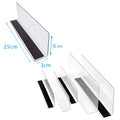 Clear Acrylic Shelf Dividers Wholesale Direct Sales Clear PVC Wire Shelf Dividers