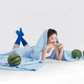 Reversible Lightweight Cooling Blanket Breathable Silk Smooth Summer Bedding Quilt for Hot Sleepers Night Sweats