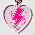 Double Sided Custom Heart Shape Acrylic Keychain UV Printed Plastic Keyring Promotional MegaBDM