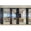 Modern Design Switchable Glass Partition Wall With Door for Office Home School Hospital Use