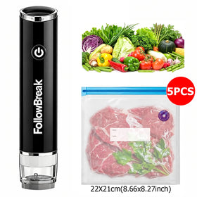 USB Rechargeable Handheld Vacuum Sealer Electric Food & Kitchen Gift Box Air Inflator Plastic Household Appliance