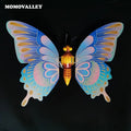 Momovalley IP65 Outdoor Waterproof DC Blue 93cm Wings Christmas Decoration Garden Light Moving LED Butterflies Wedding Lights