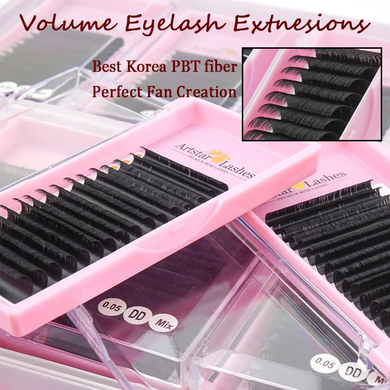 Cashmere Lash Supplies Matte Black Lash Trays Fluffy Cashmere Mink Eyelashes Private Label Velvet Volume Eyelash Extension