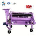 ZHOUCHI 1.5m Drum Ore Screening Machine 30mm Screen Aperture Wear-Resistant Carbon Steel 380V 320KG 1-Year Warranty