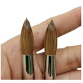Free logo 100% Kolinsky Nail Salon Custom Logo Wholesale Nail Brush Art 2024 Professional Acrylic Wooden Brush Handle 2~#18