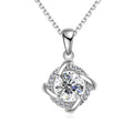 Best Selling GRA Lab Gemstone Moissanite Diamond 925 Sterling Silver Classic Women Pendant Necklace Destiny Jewellery