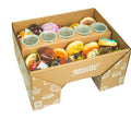 Wholesale Eco-Friendly Sushi Dessert Bakery Packaging Paper Insert for Crepe Chocolate Picnic Go Matt Laminated Cookie Boxes
