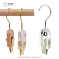 Astrid 19 CM 1.4T Shop fitting Durable Custom logo Clip Display Wig Acrylic Hair Extension Hanger for Salon