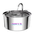 Puppy Accesorios Stainless Steel 3.2L Pet Water Bowl Dispenser Animal Water Fountain Indoor Cat Water Fountain Easy to Clean