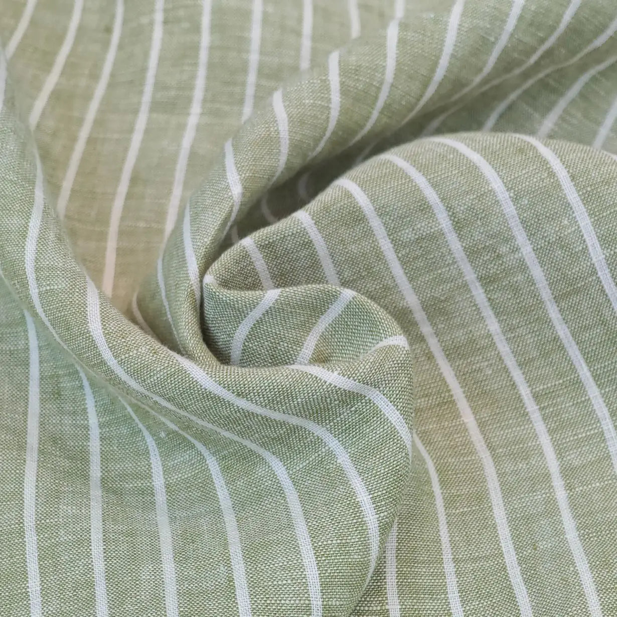 Summer Breathable 100 Flax Yarn-dyed Classic Clothes Fabric Pure Stripe 100% Fabrics for Shirts Casual