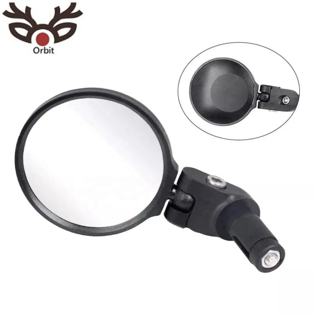 68mm Adjustable Stainless Steel High Impact Nylon Plastic Road Bike Rearview Mirror Cruisers BMX Cycling Kids' Bikes-Screw-On