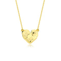 2022 New Popular 925 Silver Pendant Girl Jewelry Heart Charm Gold Plated Chain Mother Daughter Necklace for Girlfriend Womens