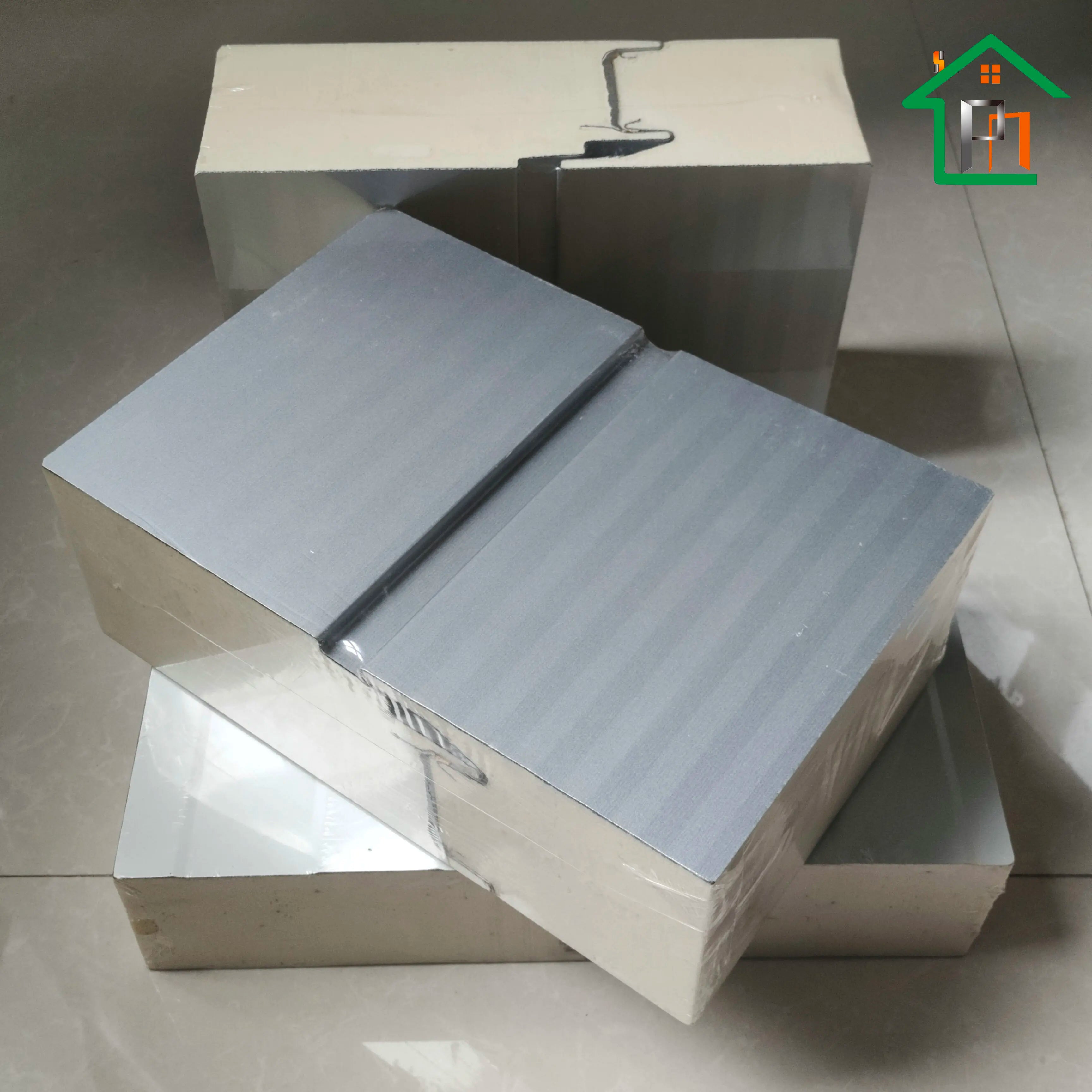 Angola Metal Carved Steel Sandwich Siding Panel PU Coated for Exterior Walls & Workshops