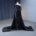 Jancember 222123 Sexy Black Off Shoulder Party Mermaid Evening Party Prom Dresses