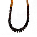 Natural amber necklace tower shape from 5-12mm Men Women jewelry