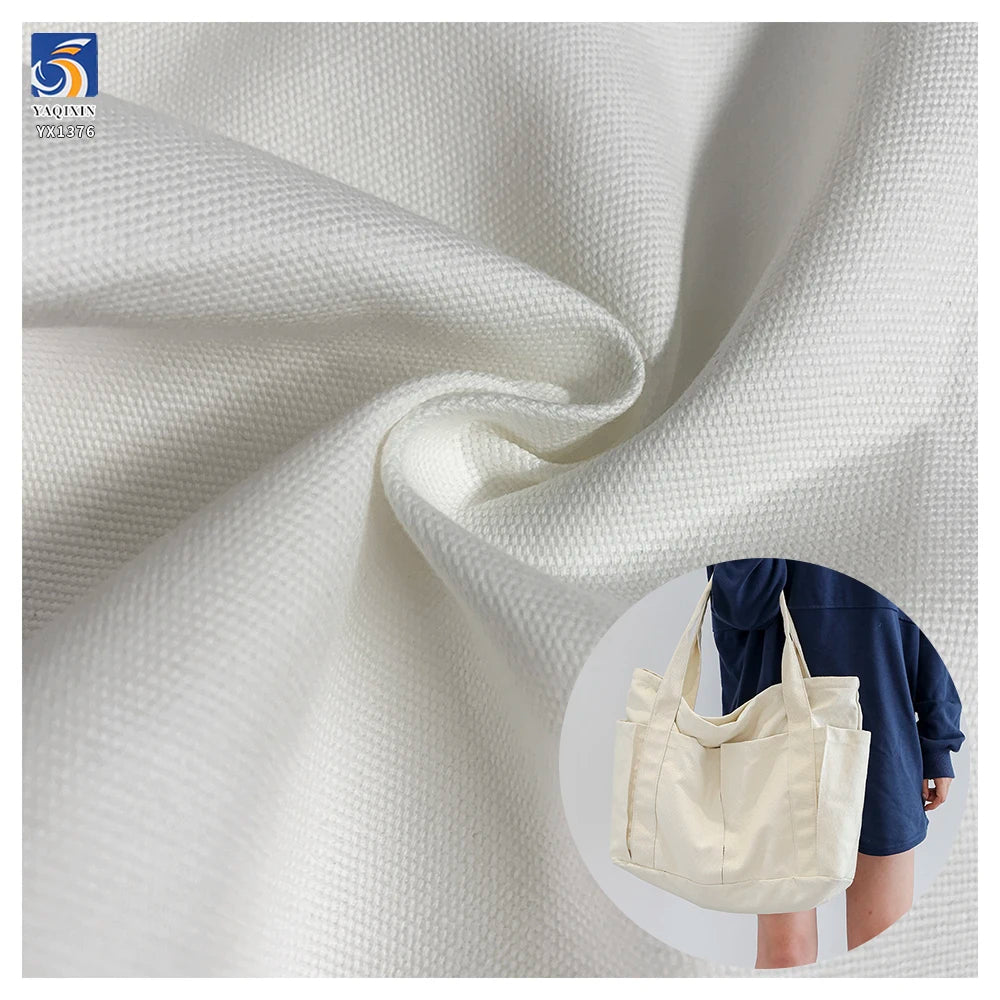YX1376 6*6 255gsm 1 Meter Top Quality Canvas Bag Backpack Fabric Silky Smooth 100% Cotton Woven Canvas Fabric for Bag MegaBDM