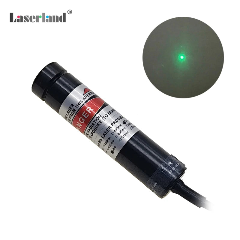 Green Dot Diode Laser Module Dot Light 520nm 515nm