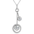 New  1CT GRA Moissanite Diamond 925 Sterling Silver Drop Circle Pendant Necklace Jewelry for Women Destiny Jewellery