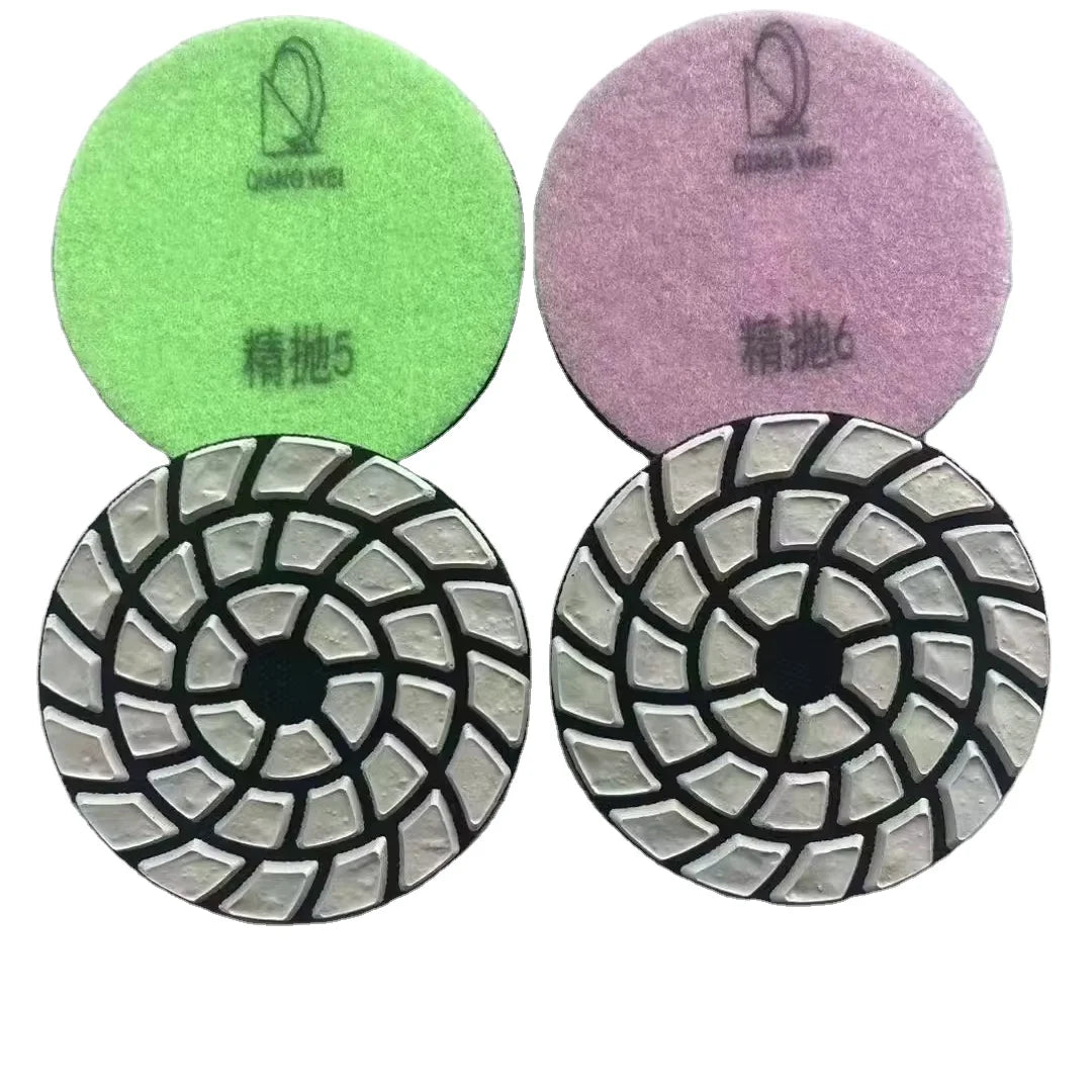 100mm  Diamond Polishing Pads Suitable for Marble Granite Quartz  Stones