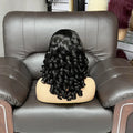 Raw Indian Hair Cheveux Naturels PerruquesSuper Double Drawn Fumi Hair 13*4 Full Frontal Spring Curl Wig for the Young Girl